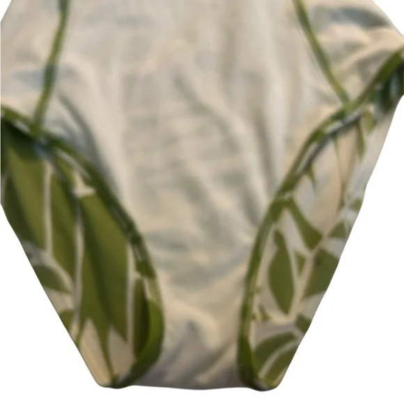 Calvin Klein Green Leaf One Piece Swimsuit - Picture 5 of 8